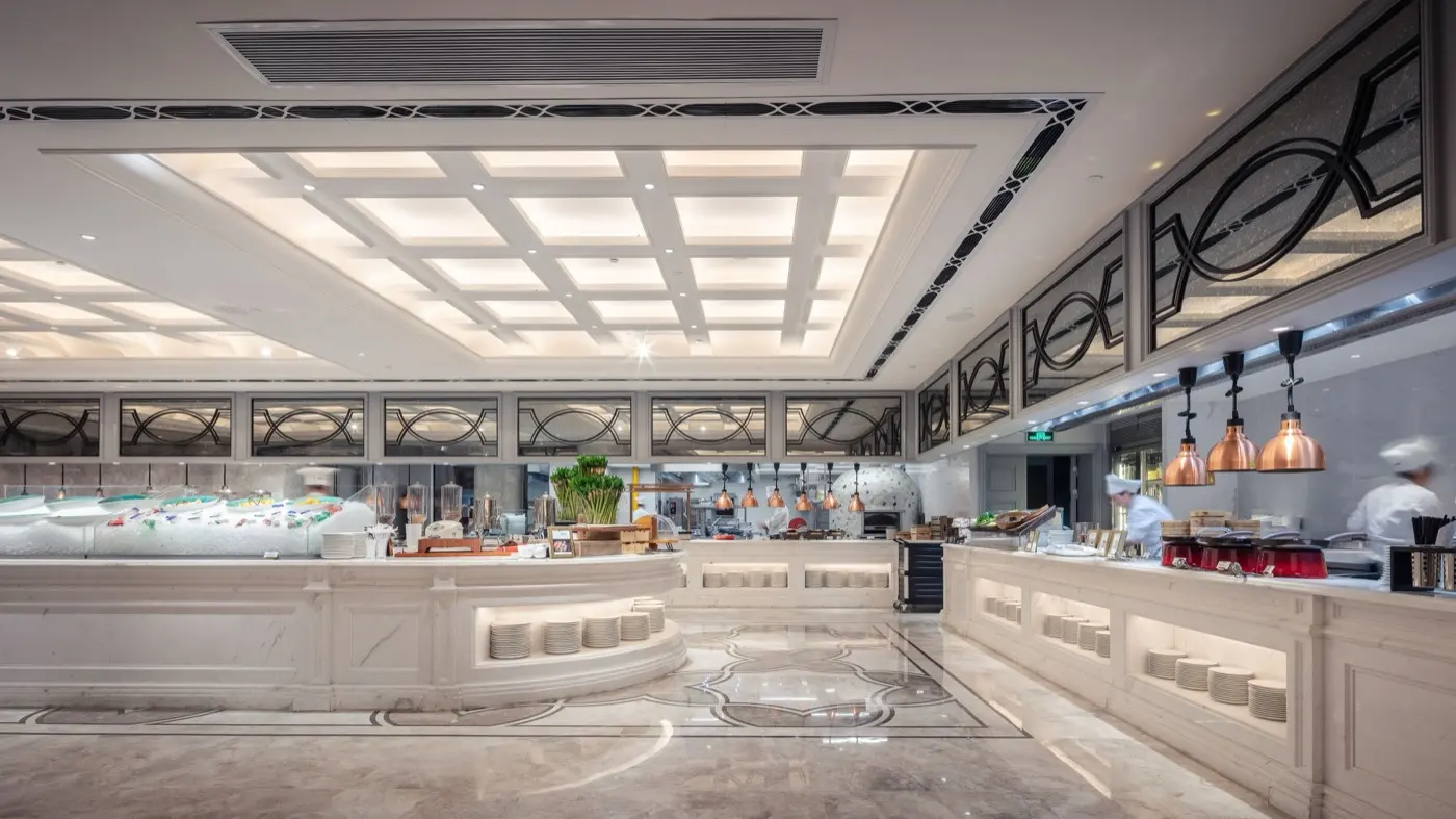 Otel açık büfe servis hattı