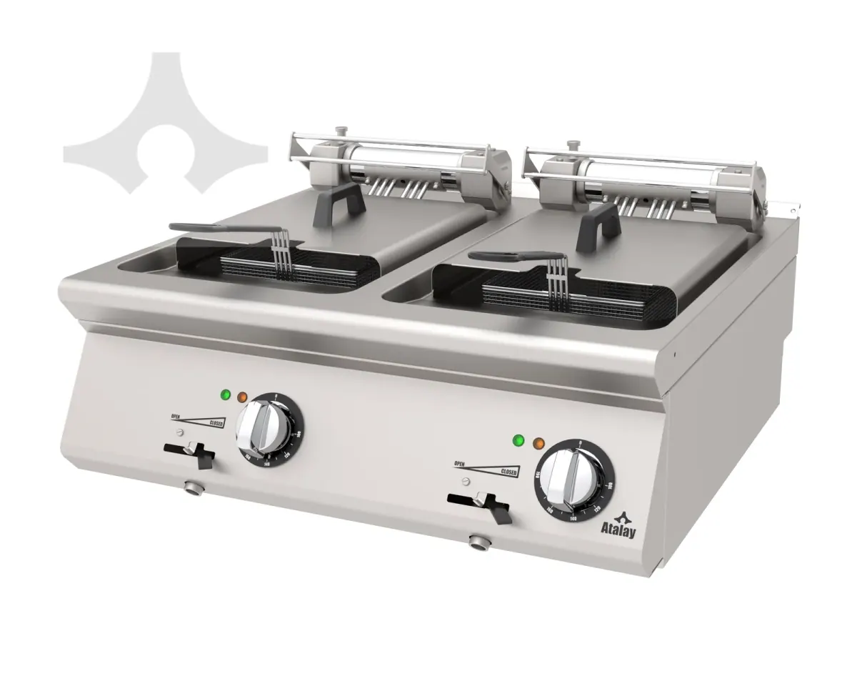 AEF-873 Elektrikli setüstü fritöz 800x730 mm ürün görseli