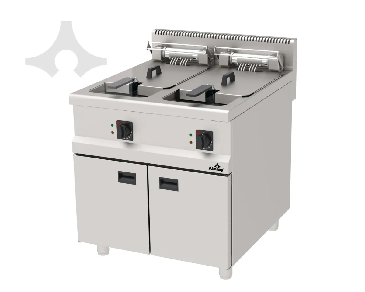 AEF-890 Elektrikli dolaplı fritöz 800x900 mm ürün görseli