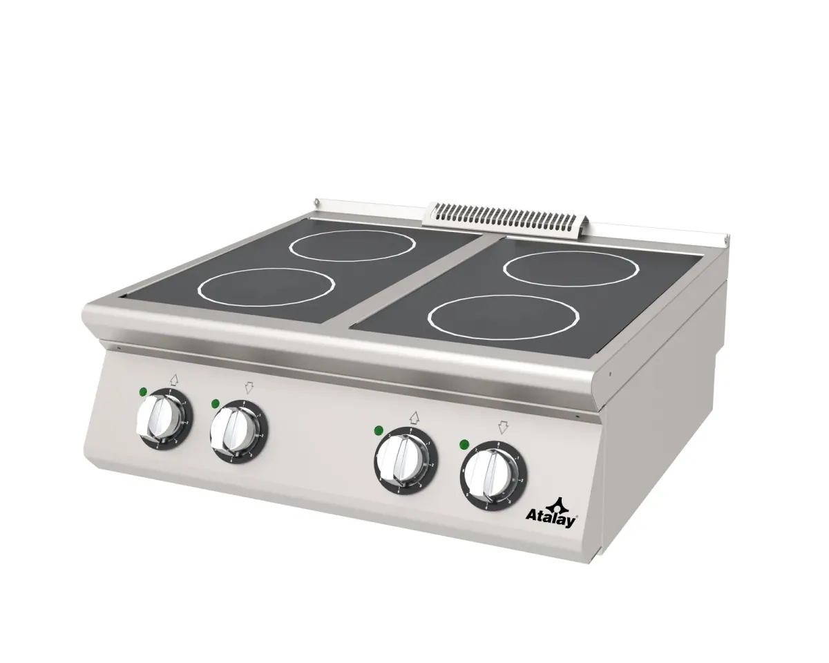 AİO-873 4 zonlu endüksiyon ocak 800x730 mm ürün görseli