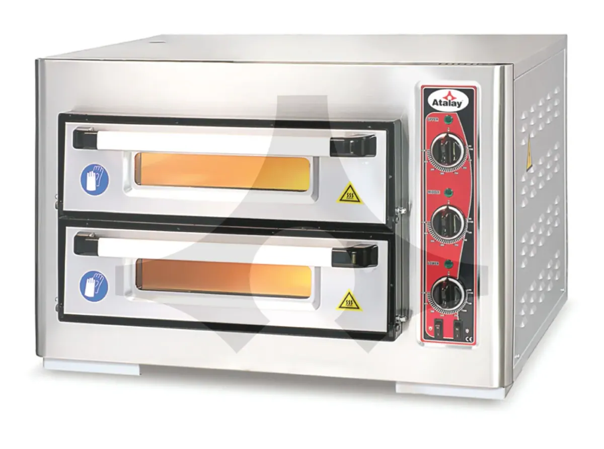 APF-40-2 Pizza Fırını 40x40 Çift Katlı ürün görseli