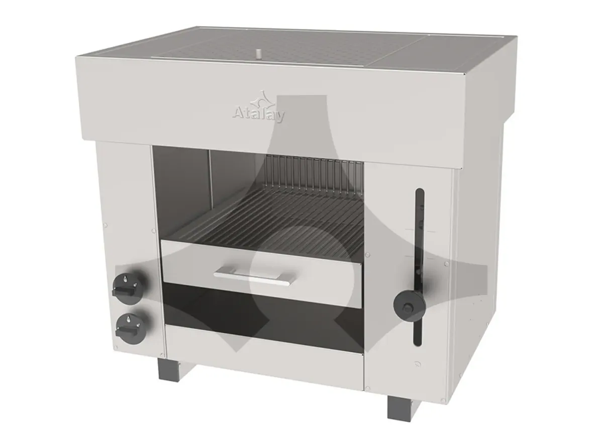 ASM-2G 2 radyanlı asansörlü gazlı salamander 650x430 mm ürün görseli