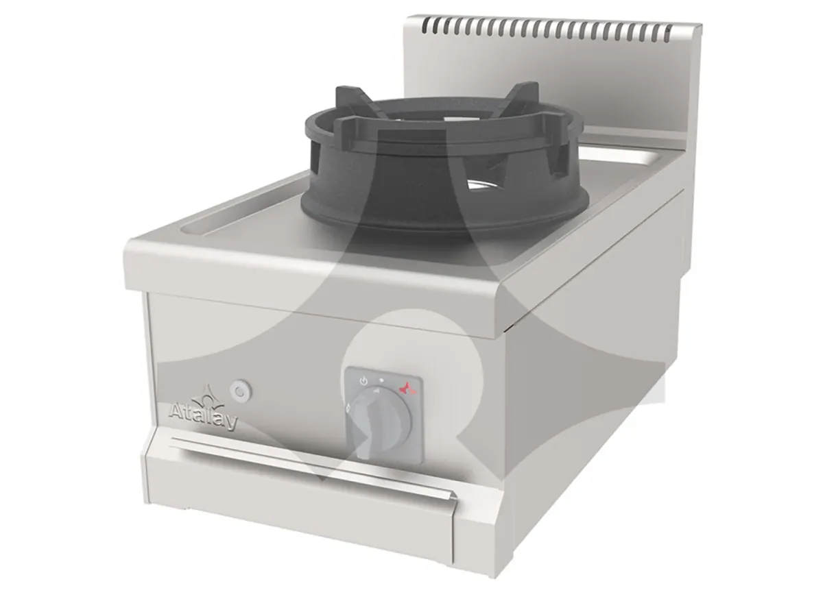 AWO-470 1 gözlü gazlı wok ocak 400x700 mm ürün görseli