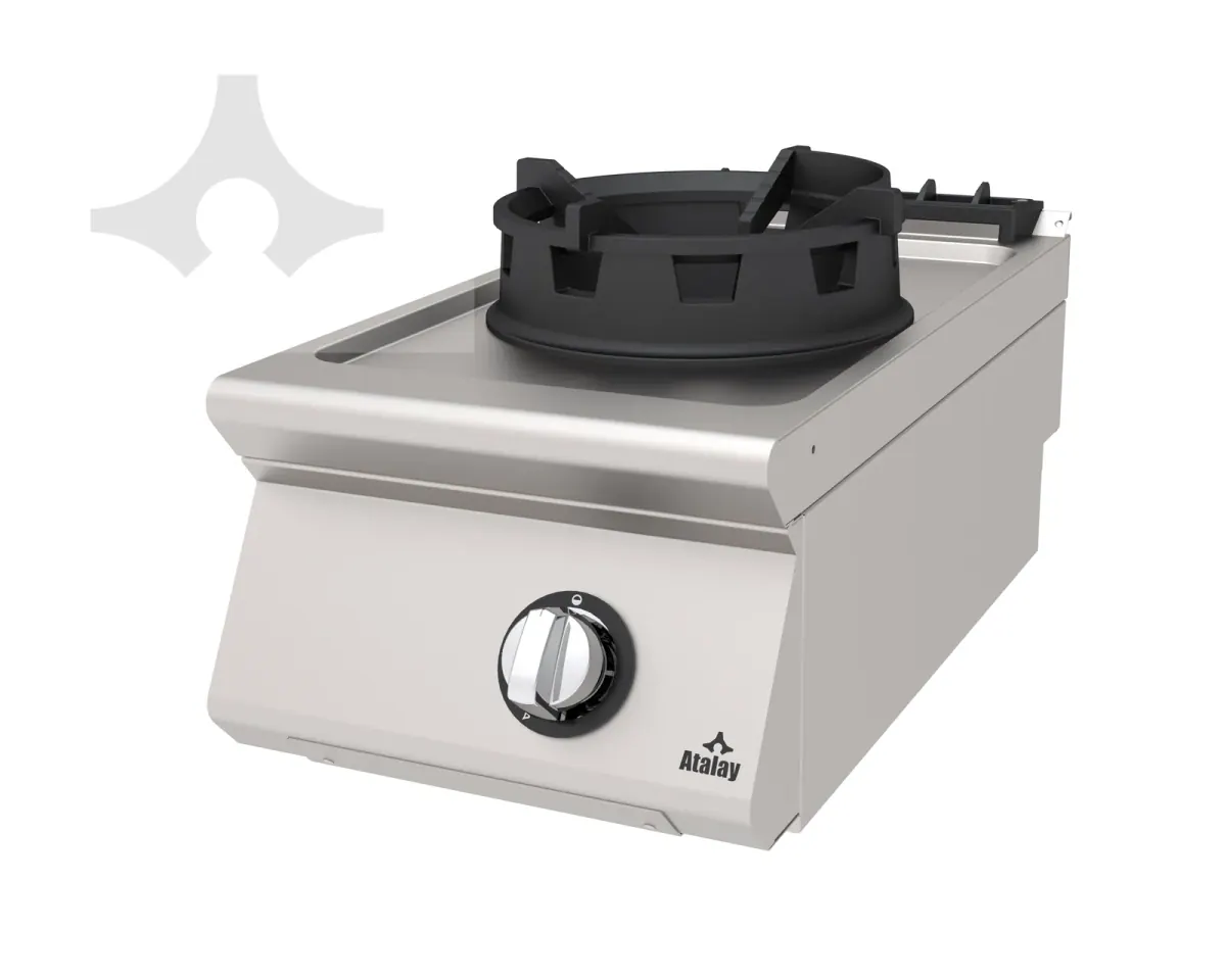 AWO-473 1 gözlü gazlı wok ocak 400x730 mm ürün görseli