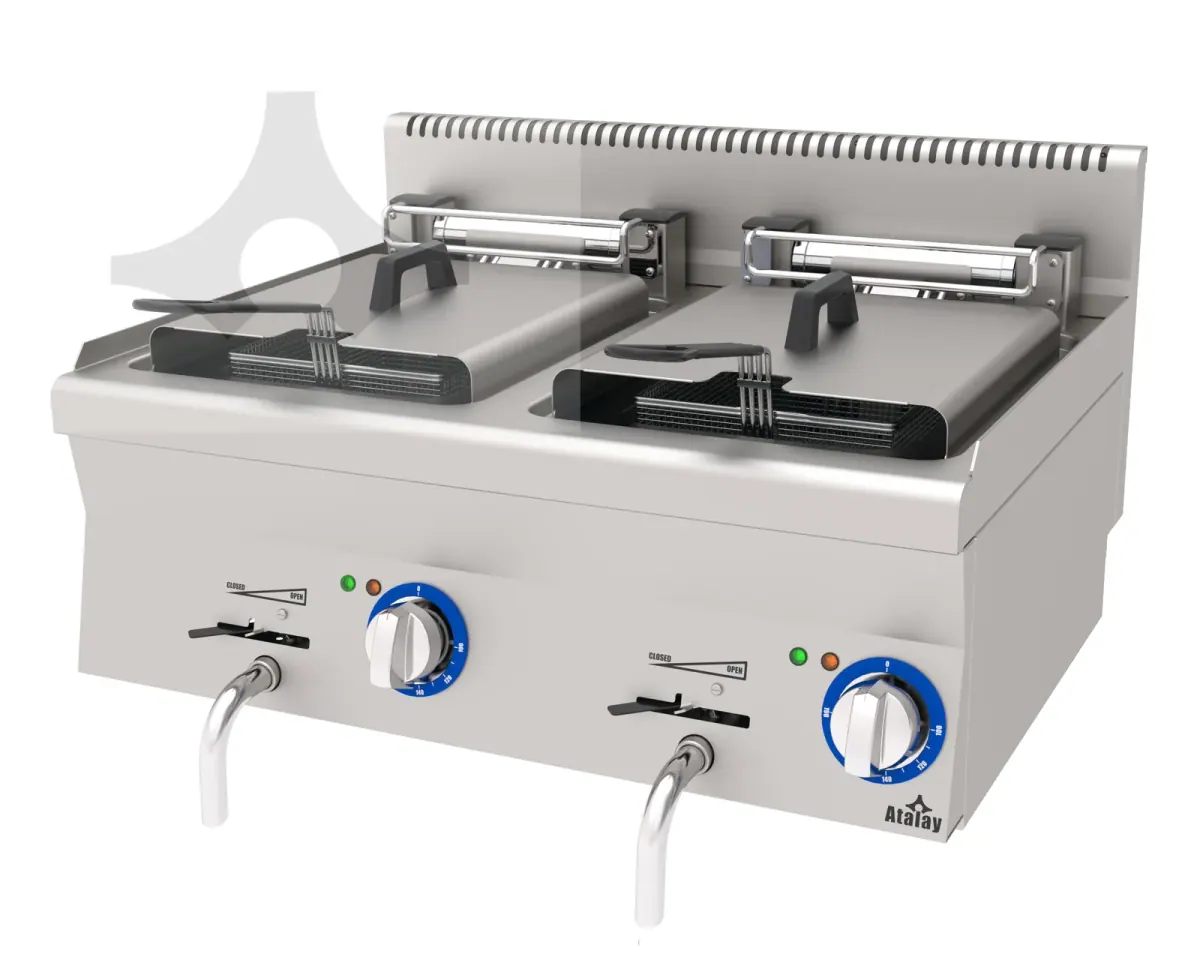 E AEF-860 Elektrikli setüstü fritöz 800x600 mm ürün görseli
