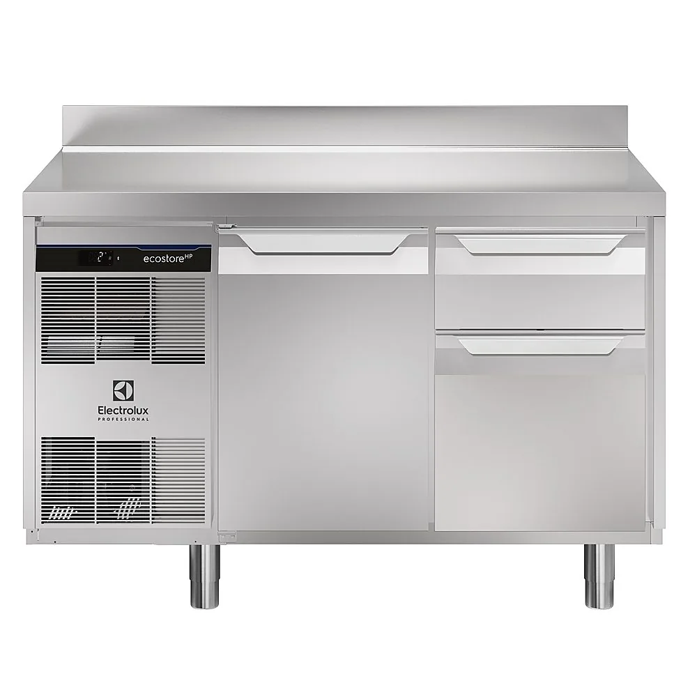710015 ecostore HP Premium tezgah tip buzdolabı, 1 kapı + ⅓+⅔ çekmece, üst tablalı ve sırtlı, 290 lt ürün görseli