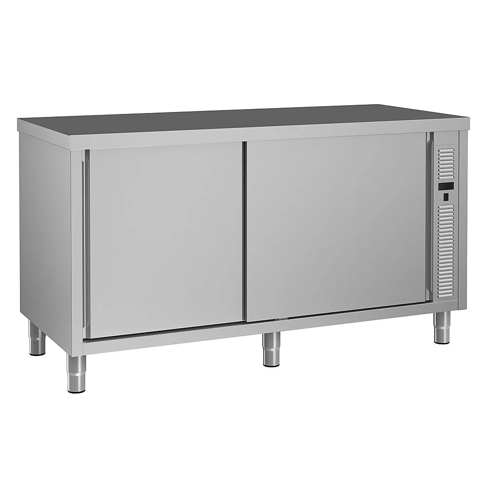 Sıcaklık dolabı tezgah, 1.600 mm, 2 kayar kapılı · 133090 ürün görseli