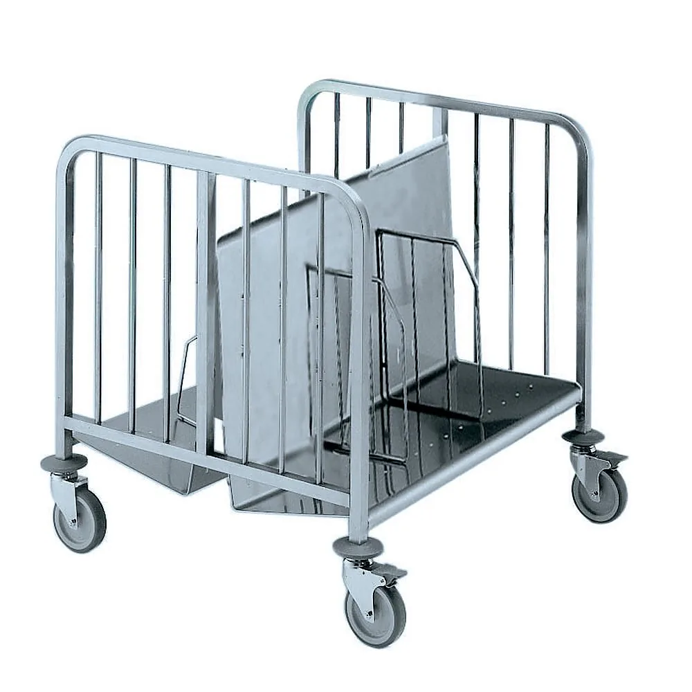 Tepsi ve Tabak Arabaları Servis Arabaları Tabak Arabası-300 Tabaklık 2 Taraflı - H=835 mm (361290) ürün görseli