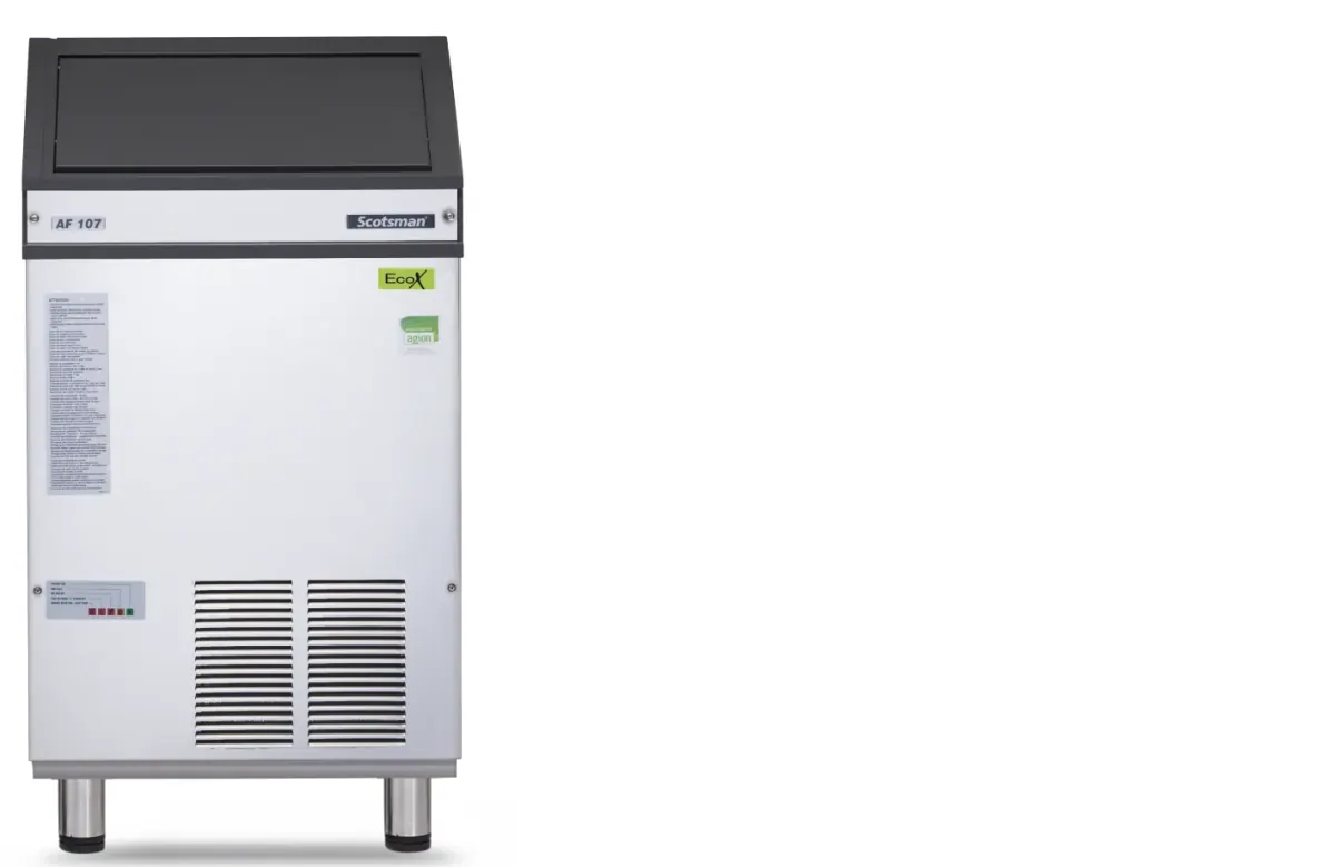 AF 107 pul buz makinesi, 130 kg/gün, 30 kg hazneli ürün görseli