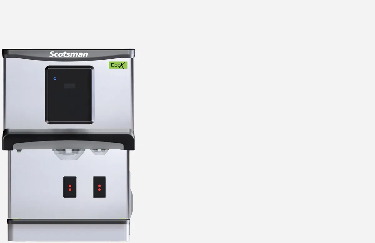 DXN 187 nugget buz makinesi-dispenser, 140 kg/gün, 7 kg hazneli ürün görseli