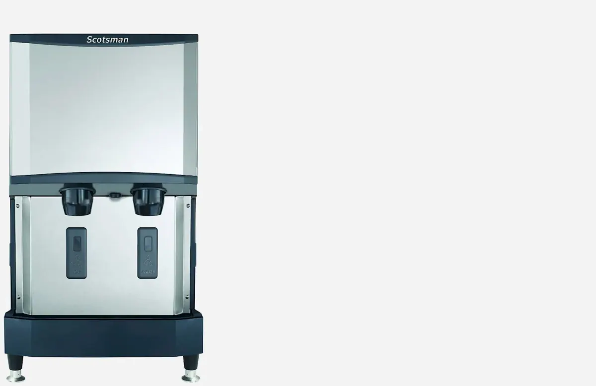 HID 312 nugget buz makinesi-dispenser, 125 kg/gün, 5 kg hazneli ürün görseli
