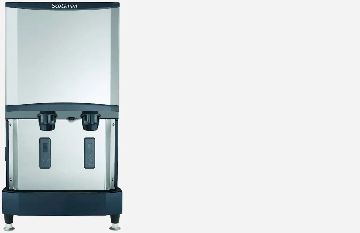 HID 540 nugget buz makinesi-dispenser, 235 kg/gün, 18 kg hazneli ürün görseli