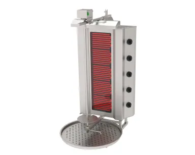 ADE-5U Döner Ocağı Elektrikli 5 Gözlü Üstten Motor ürün görseli