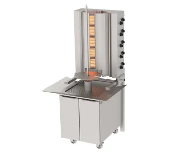 ADG-10D Döner Makineleri Duvara Monte Gazlı 10 Gözlü ürün görseli
