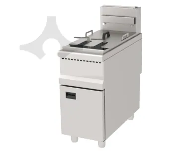 AGF-490-D Gazlı dolaplı fritöz 400x900 mm ürün görseli