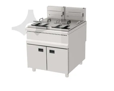 AGF-890-D Gazlı dolaplı fritöz 800x900 mm ürün görseli