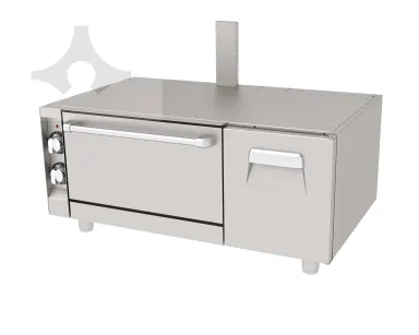 ASFE-1273-ST-D Statik elektrikli set altı fırın, dolaplı 1200x715 mm ürün görseli
