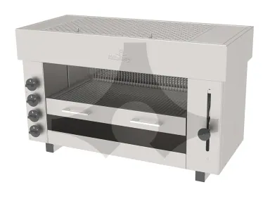 ASM-4G 4 radyanlı asansörlü gazlı salamander 960x430 mm ürün görseli