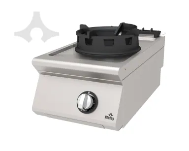 AWO-473 1 gözlü gazlı wok ocak 400x730 mm ürün görseli