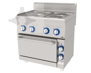 E AEK-860 4 yuvarlak pleytli elektrikli kuzine 800x600 mm ürün görseli