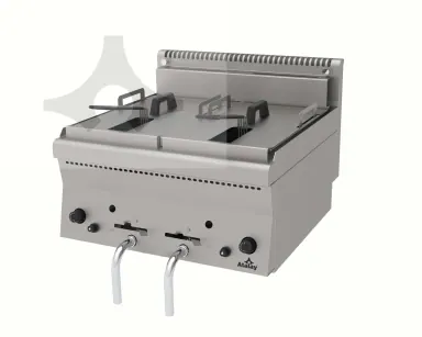 E AGF-660 Gazlı setüstü fritöz 600x600 mm ürün görseli