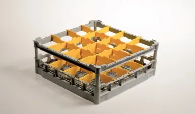 Colged 780093 Düz Tabanlı Ayırıcılı Bardak Sepeti 50 x 50 cm, 16 bardak, bardak yüksekliği 16,5 cm, bardak çapı 11,3 cm ürün görseli