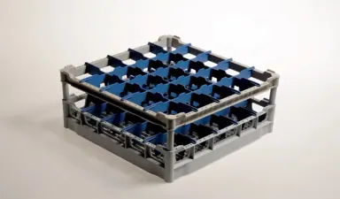 Colged 780094 Düz Tabanlı Ayırıcılı Bardak Sepeti 50 x 50 cm, 25 bardak, bardak yüksekliği 16,5 cm, bardak çapı 9 cm ürün görseli