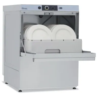 SteelTech 35 bardak yıkama makinesi, gerçek verim 35 sepet/saat, 45x45 cm sepet ürün görseli