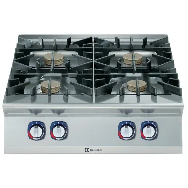900XP Gazlı 4 Açık Ateşli Setüstü Ocak, 10kW 800 mm 391003 ürün görseli