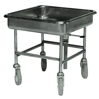 Mobil Evyeler ve Sepet Arabaları Servis Arabaları Evyeli Çatal-Kaşık Toplama Arabası 610x610 mm (361264) ürün görseli