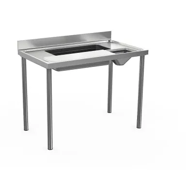 Sebze Hazırlık Tezgahları Premium Serisi Tezgah-Evyeler 1200 mm Sırtlı Sebze Hazırlama Tezgahı (133068) ürün görseli
