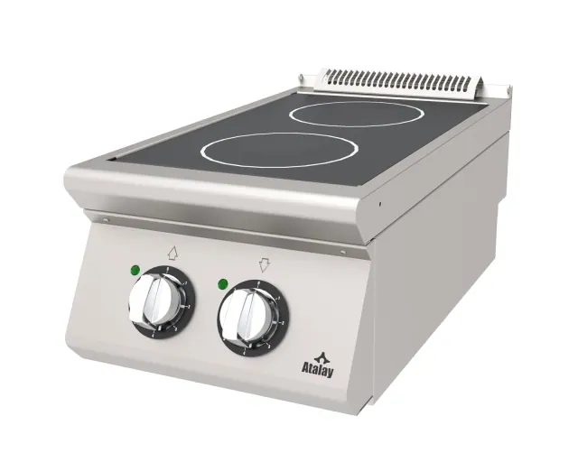AİO-473 2 zonlu endüksiyon ocak 400x730 mm ürün görseli