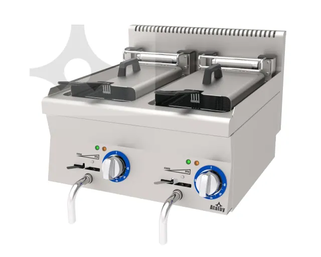 E AEF-660 Elektrikli setüstü fritöz 600x600 mm ürün görseli