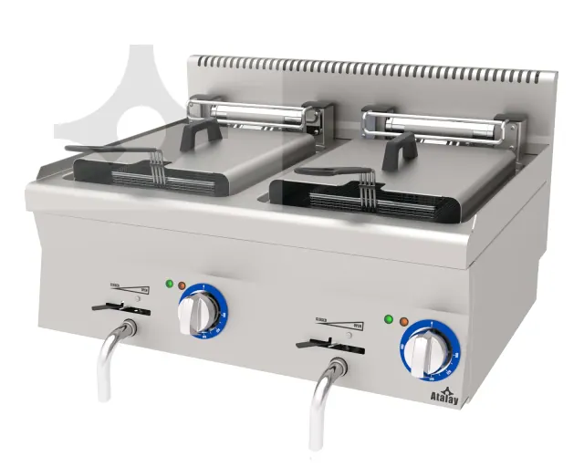 E AEF-860 Elektrikli setüstü fritöz 800x600 mm ürün görseli