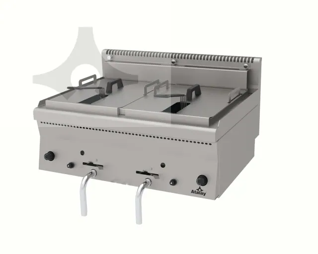 E AGF-860 Gazlı setüstü fritöz 800x600 mm ürün görseli