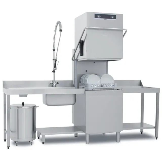 TopTech 38 NRG giyotin tip bulaşık makinesi, gerçek verim 38 sepet/saat, ısı geri kazanımlı, 46,5 cm kapak açıklığı ürün görseli