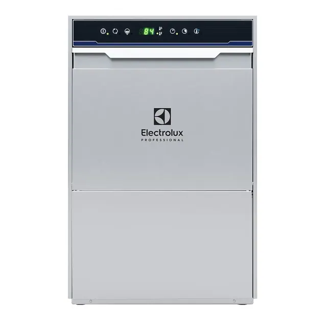 Bardak yıkama makinesi 30 sepet/saat, elektronik kontrol, çift cidarlı, soğuk durulamalı, su yumuşatıcılı, drenaj pompalı, deterjan dispenserli · ESICWP (402218) ürün görseli