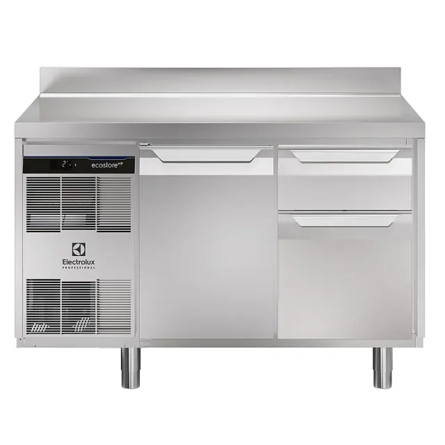 710015 ecostore HP Premium tezgah tip buzdolabı, 1 kapı + ⅓+⅔ çekmece, üst tablalı ve sırtlı, 290 lt ürün görseli