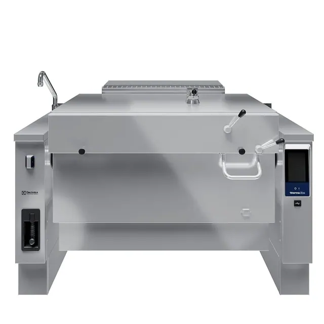 586961 170 litre gazlı basınçlı devrilir tava, sırtlı 1600x900 mm ürün görseli