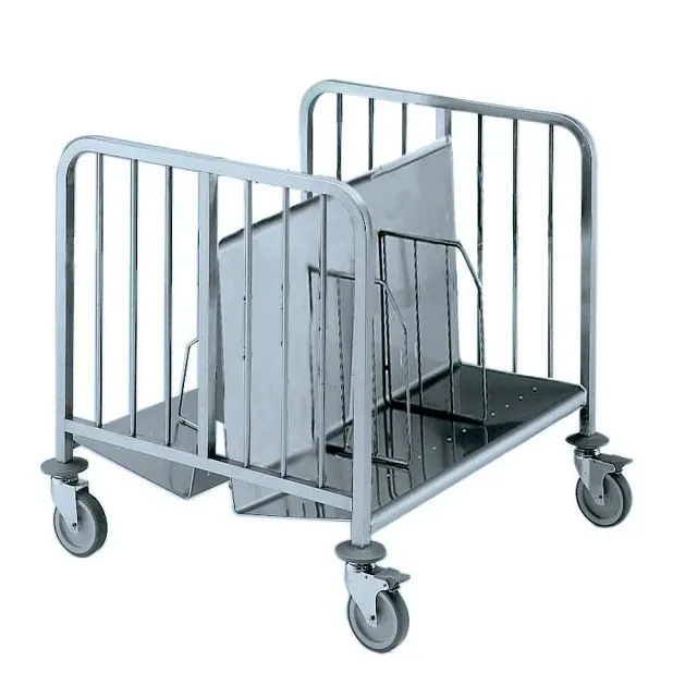 Tepsi ve Tabak Arabaları Servis Arabaları Tabak Arabası-300 Tabaklık 2 Taraflı - H=835 mm (361290) ürün görseli