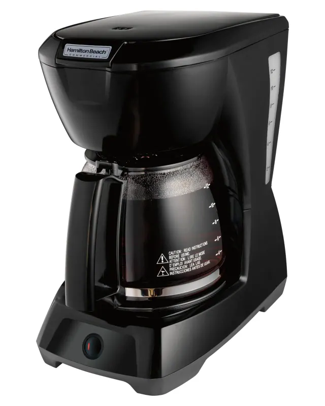 12 Cup Coffee Maker-Black w/Glass Carafe (Case Pack Qty: 2) ürün görseli