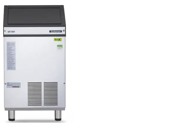 AF 107 pul buz makinesi, 130 kg/gün, 30 kg hazneli ürün görseli