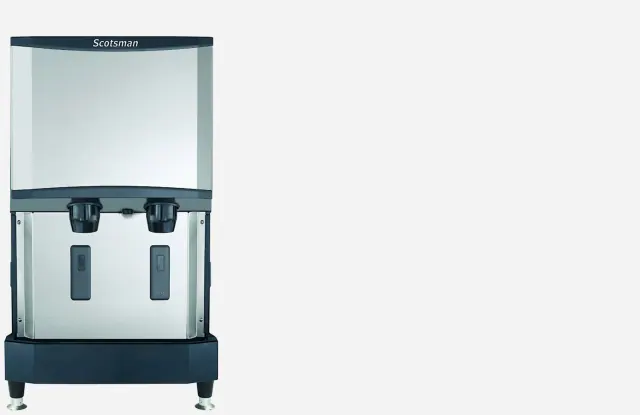 HID 525 nugget buz makinesi-dispenser, 235 kg/gün, 11 kg hazneli ürün görseli