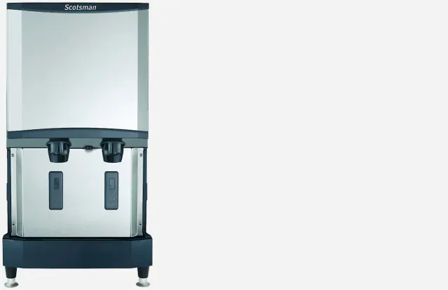 HID 540 nugget buz makinesi-dispenser, 235 kg/gün, 18 kg hazneli ürün görseli